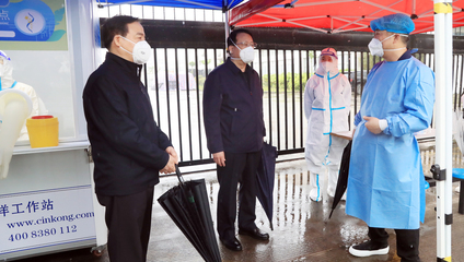 龚正:抓紧建核酸采样点,满足市民常态便利、可及性检测需求