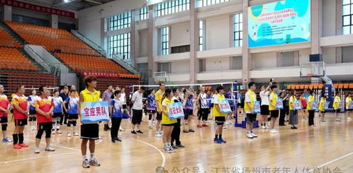 江苏省老年气排球俱乐部联赛 扬州站 暨扬州市老体协气排球活动基地揭牌仪式隆重举行